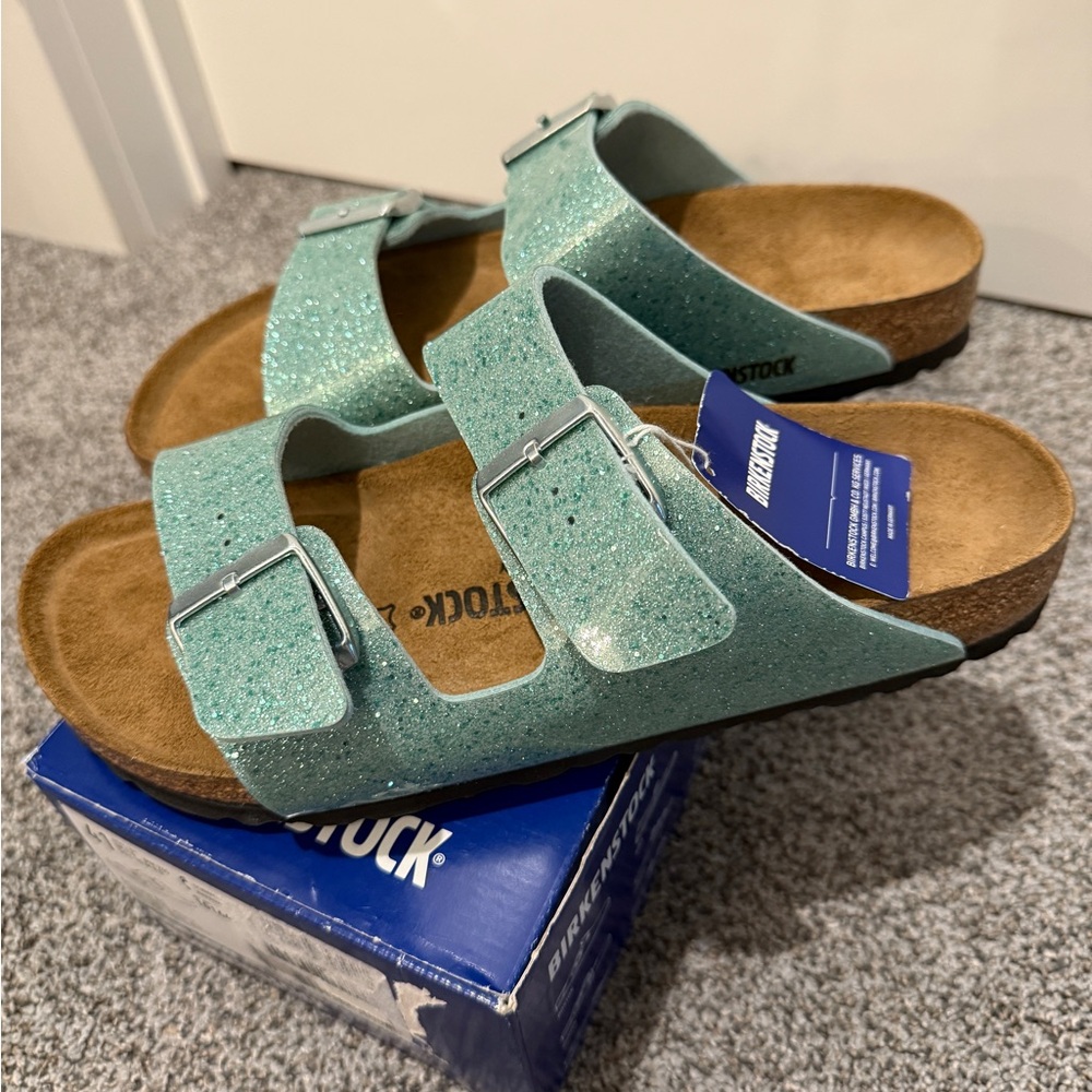 Birkenstock Arizona Sandals - Narrow 41 Cosmic Sparkle